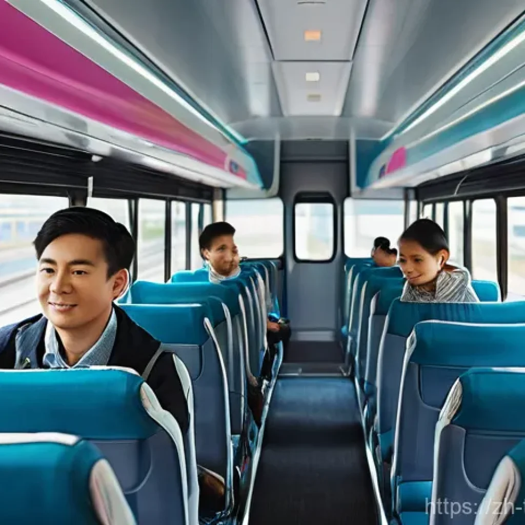 튀르키예 주요 공항별 가는 방법 - **Prompt:** A diverse group of travelers, including a young couple and a family with a baby in a cle...