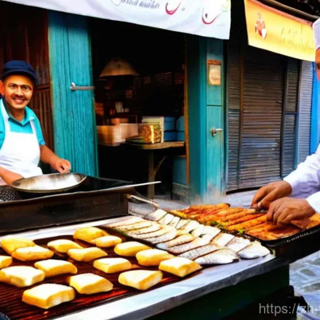 튀르키예 여행 후 피드백 작성법 - **Prompt:** "A vibrant street scene in Istanbul's historic Sultanahmet district at golden hour. A lo...