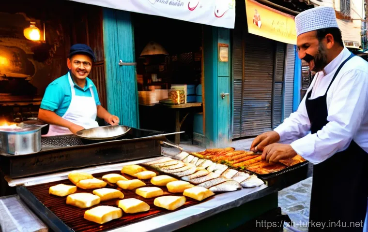 튀르키예 여행 후 피드백 작성법 - **Prompt:** "A vibrant street scene in Istanbul's historic Sultanahmet district at golden hour. A lo...