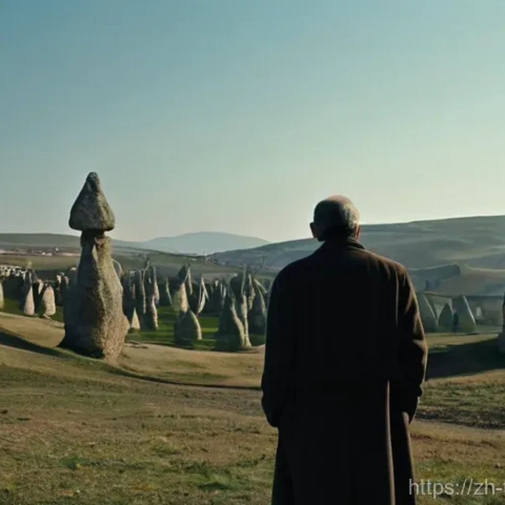 튀르키예에서의 독립 영화 제작 - **Prompt inspired by Nuri Bilge Ceylan's style (e.g., "Winter Sleep", "The Wild Pear Tree"):**
"...