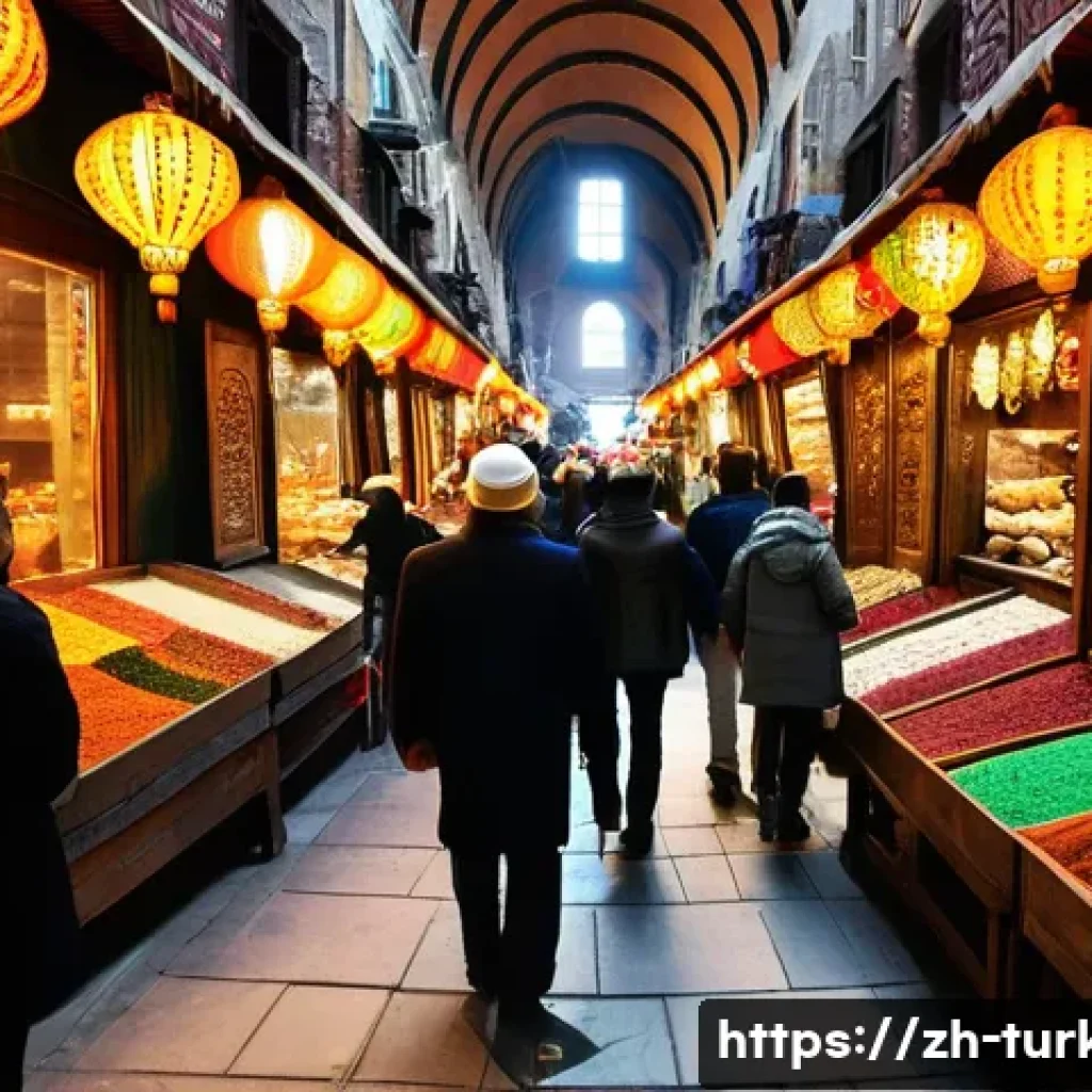 튀르키예 주요 관광지 안전 가이드 - **Prompt 1: Istanbul Grand Bazaar - Vigilant Explorers**
"A bustling, vibrant scene inside Istan...