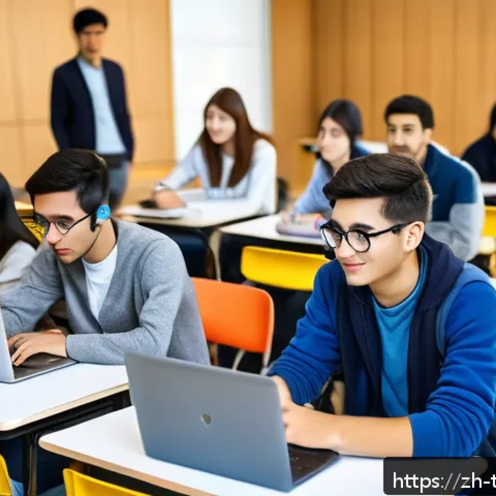 튀르키예 대학교와 유학 프로그램 - A vibrant university campus scene in Turkey showcasing a diverse group of international students att...